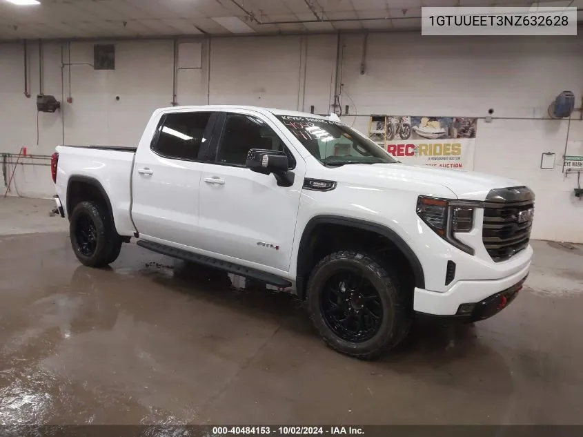 2022 GMC Sierra 1500 4Wd Short Box At4 VIN: 1GTUUEET3NZ632628 Lot: 40484153