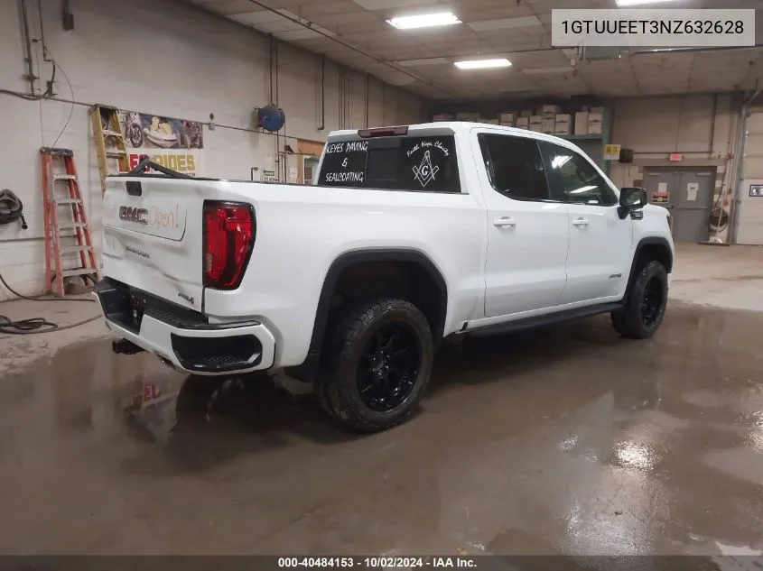 1GTUUEET3NZ632628 2022 GMC Sierra 1500 4Wd Short Box At4