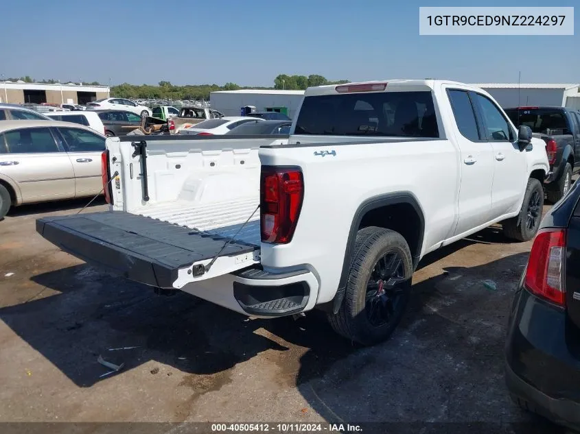 2022 GMC Sierra 1500 Limited 4Wd Double Cab Standard Box Elevation VIN: 1GTR9CED9NZ224297 Lot: 40505412