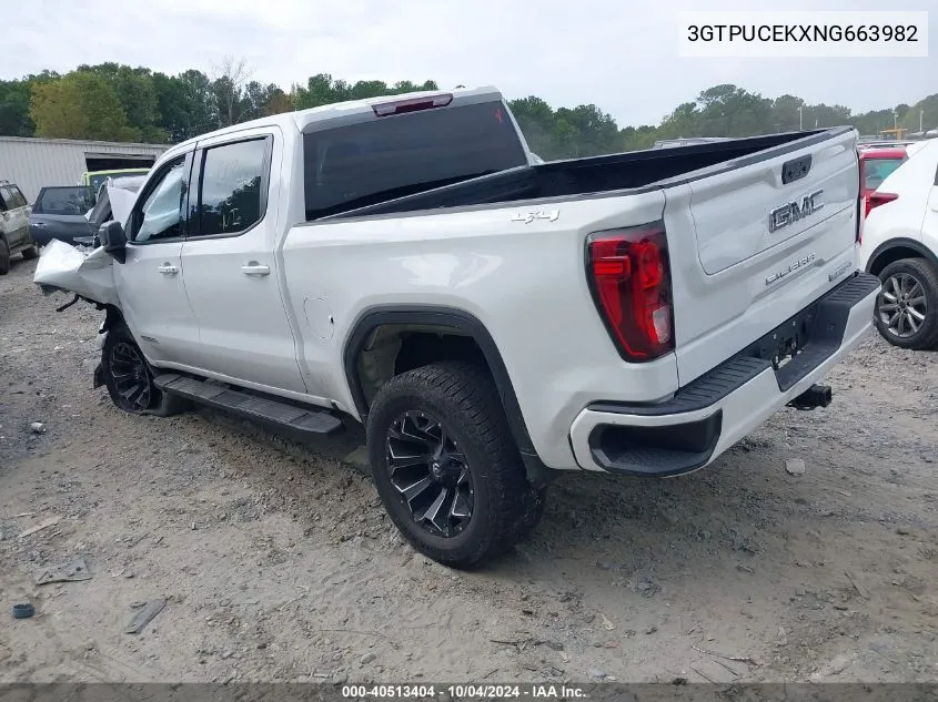 3GTPUCEKXNG663982 2022 GMC Sierra 1500 4Wd Short Box Elevation With 3Sb/4Wd Short Box Elevation With 3Vl/4Wd Standard Box Elevation