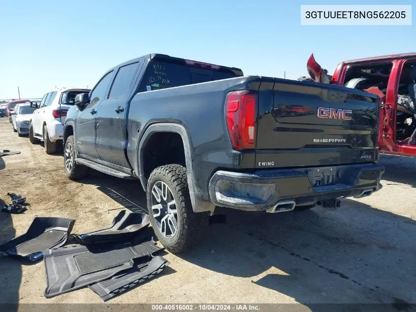 3GTUUEET8NG562205 2022 GMC Sierra 1500 4Wd Short Box At4