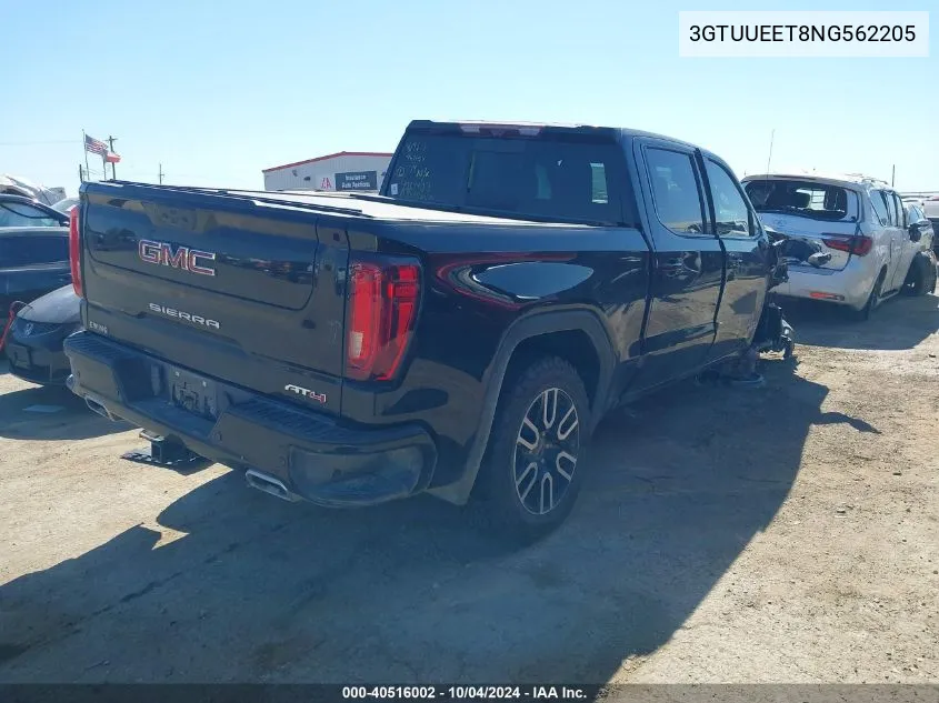 3GTUUEET8NG562205 2022 GMC Sierra 1500 4Wd Short Box At4