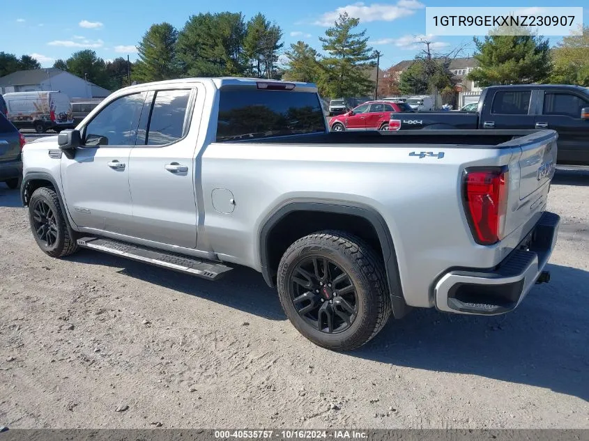 2022 GMC Sierra 1500 Limited 4Wd Standard Box Elevation With 3Vl VIN: 1GTR9GEKXNZ230907 Lot: 40535757