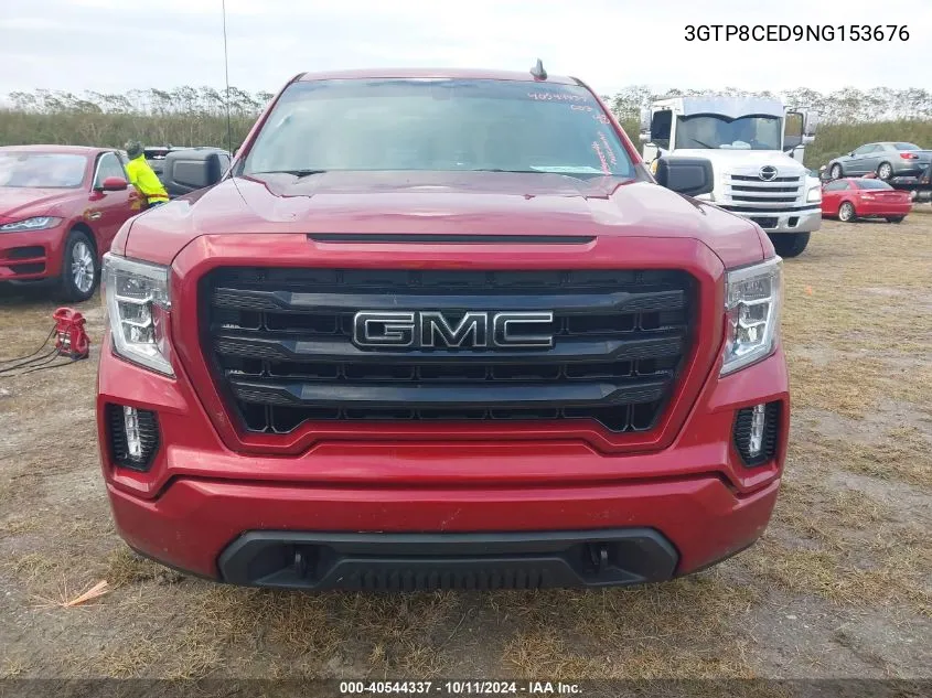 2022 GMC Sierra 1500 Limited 2Wd Short Box Elevation VIN: 3GTP8CED9NG153676 Lot: 40544337