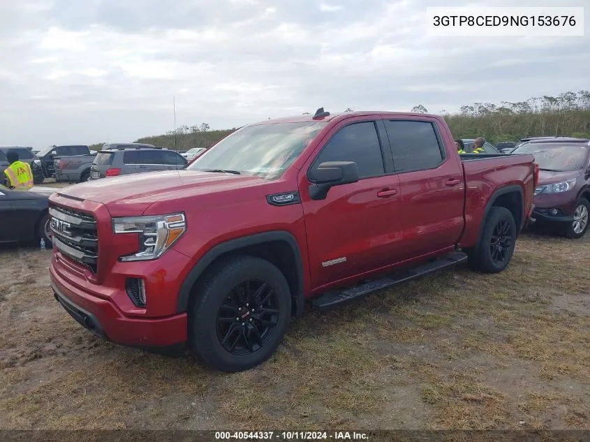 2022 GMC Sierra 1500 Limited 2Wd Short Box Elevation VIN: 3GTP8CED9NG153676 Lot: 40544337