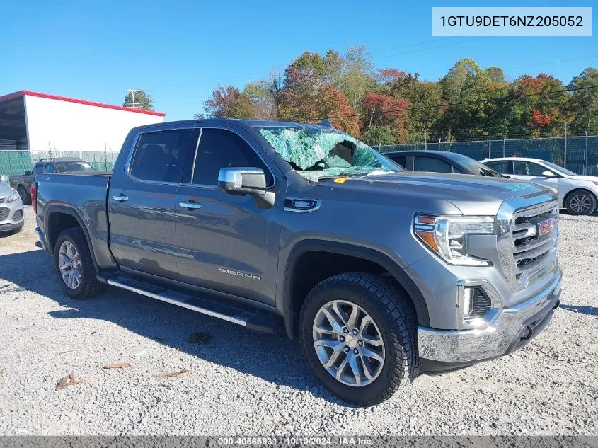 2022 GMC Sierra 1500 Limited 4Wd Short Box Slt VIN: 1GTU9DET6NZ205052 Lot: 40565931