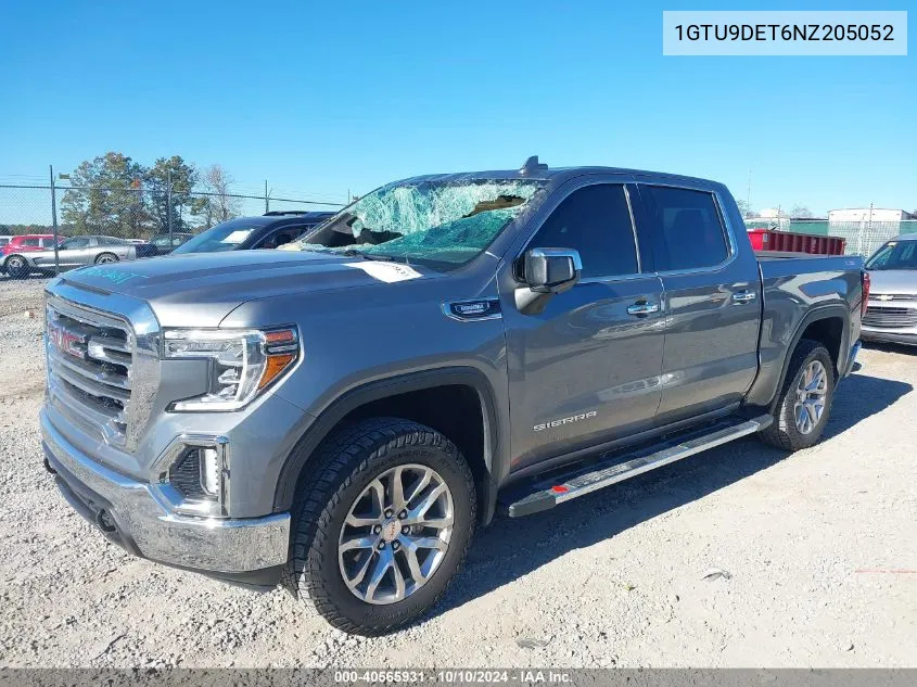 2022 GMC Sierra 1500 Limited 4Wd Short Box Slt VIN: 1GTU9DET6NZ205052 Lot: 40565931