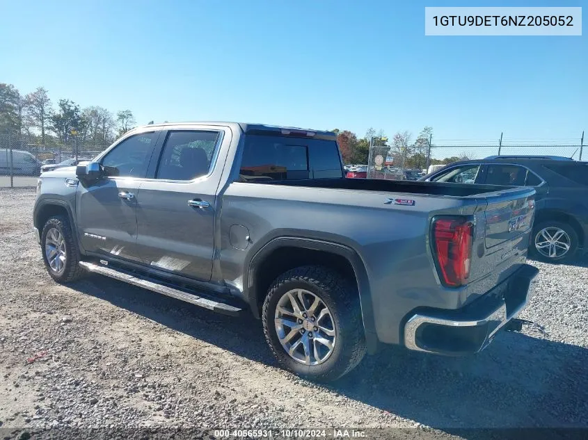 2022 GMC Sierra 1500 Limited 4Wd Short Box Slt VIN: 1GTU9DET6NZ205052 Lot: 40565931