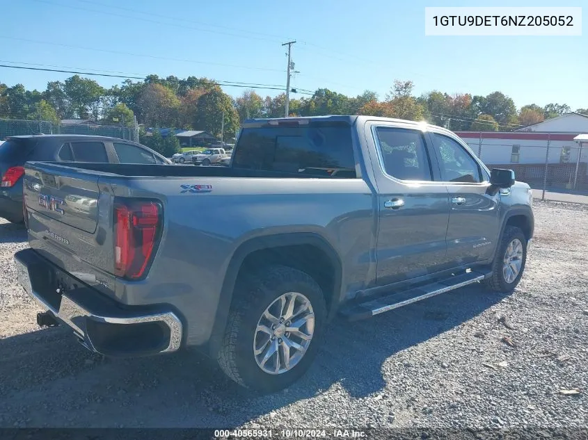 2022 GMC Sierra 1500 Limited 4Wd Short Box Slt VIN: 1GTU9DET6NZ205052 Lot: 40565931