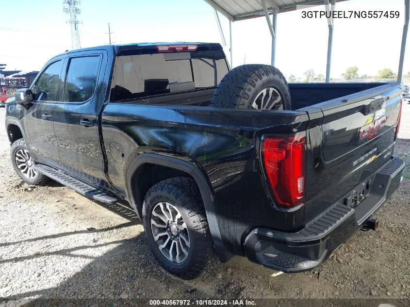 2022 GMC Sierra 1500 4Wd Short Box At4 VIN: 3GTPUEEL7NG557459 Lot: 40567972