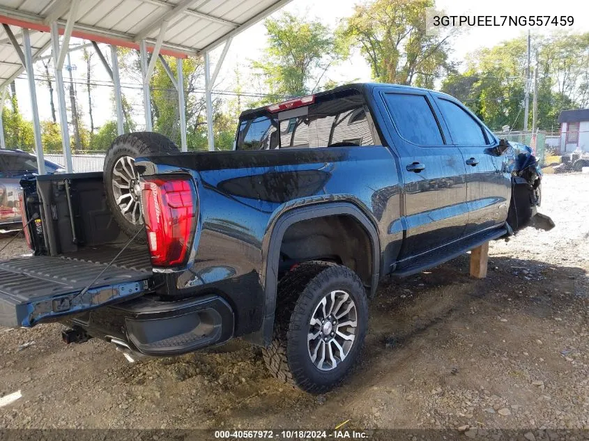 3GTPUEEL7NG557459 2022 GMC Sierra 1500 4Wd Short Box At4