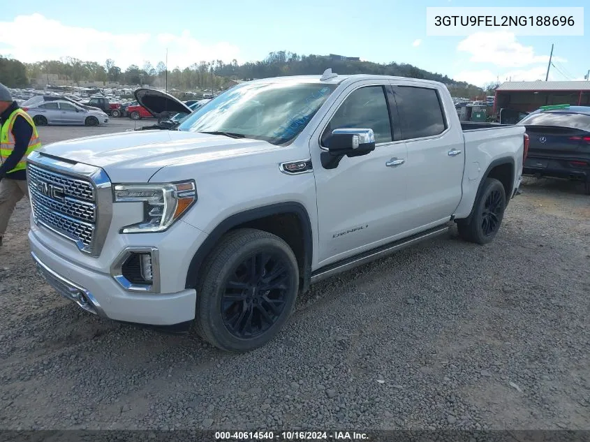 3GTU9FEL2NG188696 2022 GMC Sierra 1500 Limited 4Wd Short Box Denali