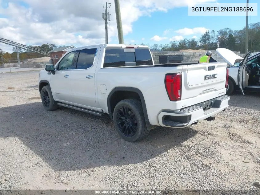 2022 GMC Sierra 1500 Limited 4Wd Short Box Denali VIN: 3GTU9FEL2NG188696 Lot: 40614540