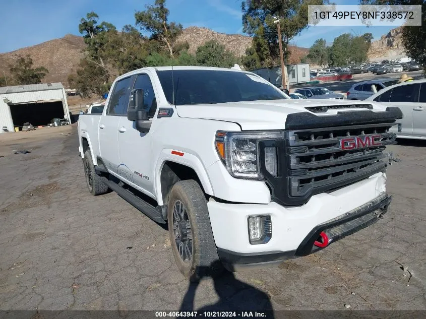 2022 GMC Sierra K2500 At4 VIN: 1GT49PEY8NF338572 Lot: 40643947