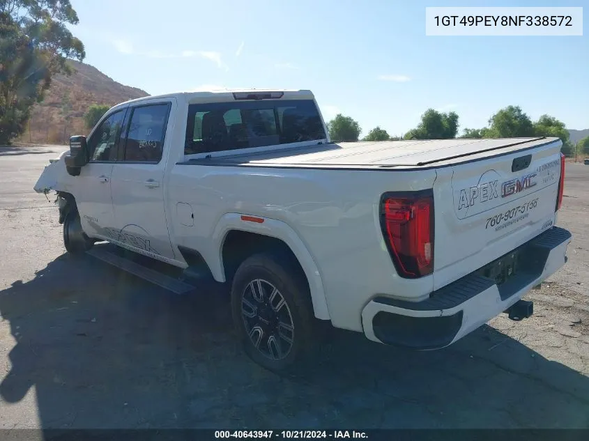 1GT49PEY8NF338572 2022 GMC Sierra K2500 At4