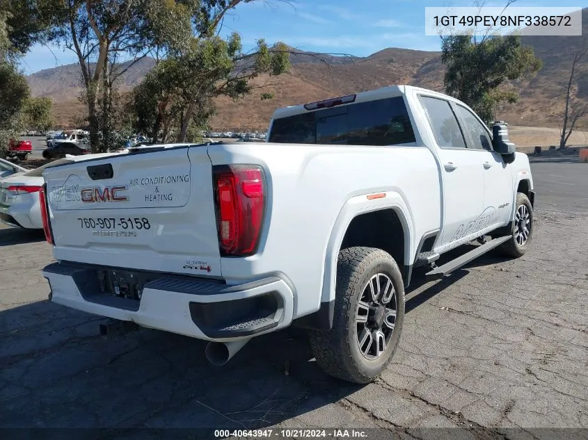 1GT49PEY8NF338572 2022 GMC Sierra K2500 At4