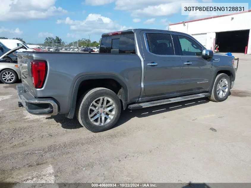 2022 GMC Sierra 1500 Limited 2Wd Short Box Slt VIN: 3GTP8DED5NG128831 Lot: 40680934