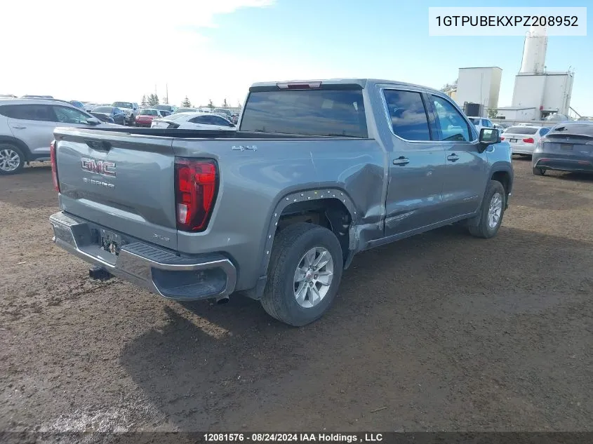 2023 GMC Sierra 1500 VIN: 1GTPUBEKXPZ208952 Lot: 12081576