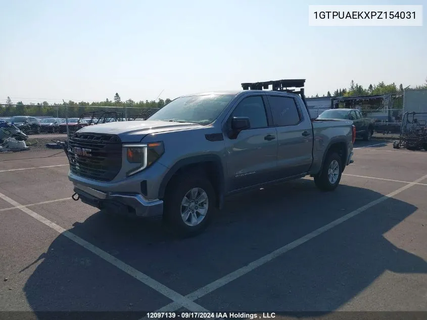 2023 GMC Sierra 1500 VIN: 1GTPUAEKXPZ154031 Lot: 12097139