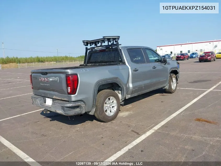 2023 GMC Sierra 1500 VIN: 1GTPUAEKXPZ154031 Lot: 12097139