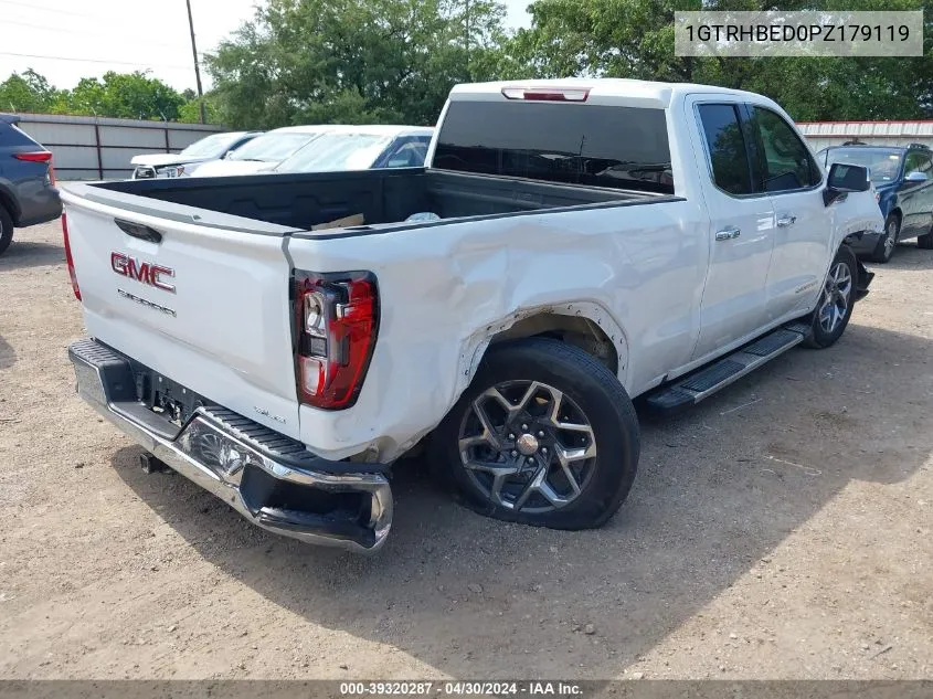 2023 GMC Sierra 1500 2Wd Double Cab Standard Box Sle VIN: 1GTRHBED0PZ179119 Lot: 39320287