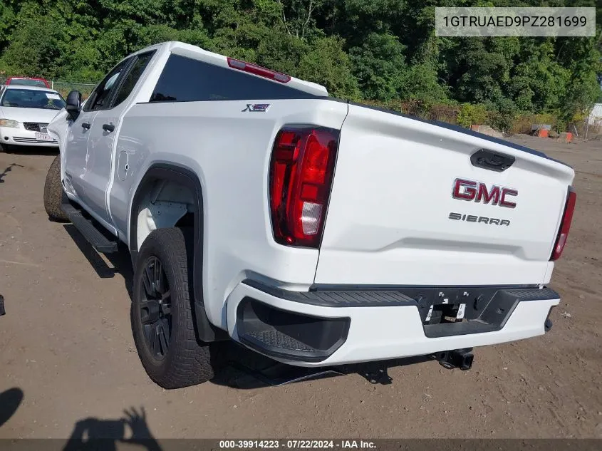 2023 GMC Sierra 1500 Pro VIN: 1GTRUAED9PZ281699 Lot: 39914223