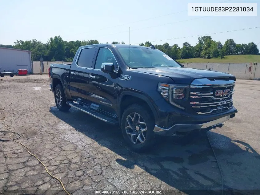 2023 GMC Sierra 1500 Slt VIN: 1GTUUDE83PZ281034 Lot: 40073159