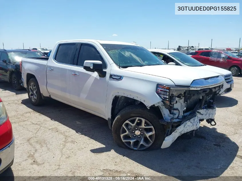 2023 GMC Sierra 1500 Slt VIN: 3GTUUDED0PG155825 Lot: 40131328