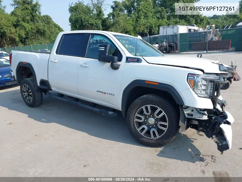 2023 GMC Sierra 2500Hd At4 VIN: 1GT49PEY6PF127261 Lot: 40168968