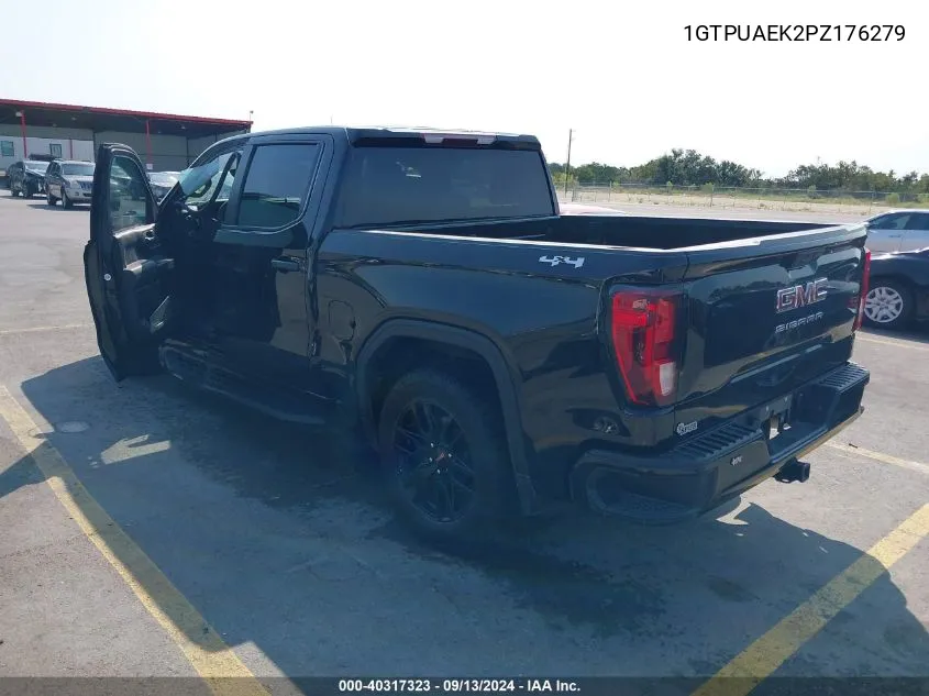 2023 GMC Sierra 1500 K1500 VIN: 1GTPUAEK2PZ176279 Lot: 40317323