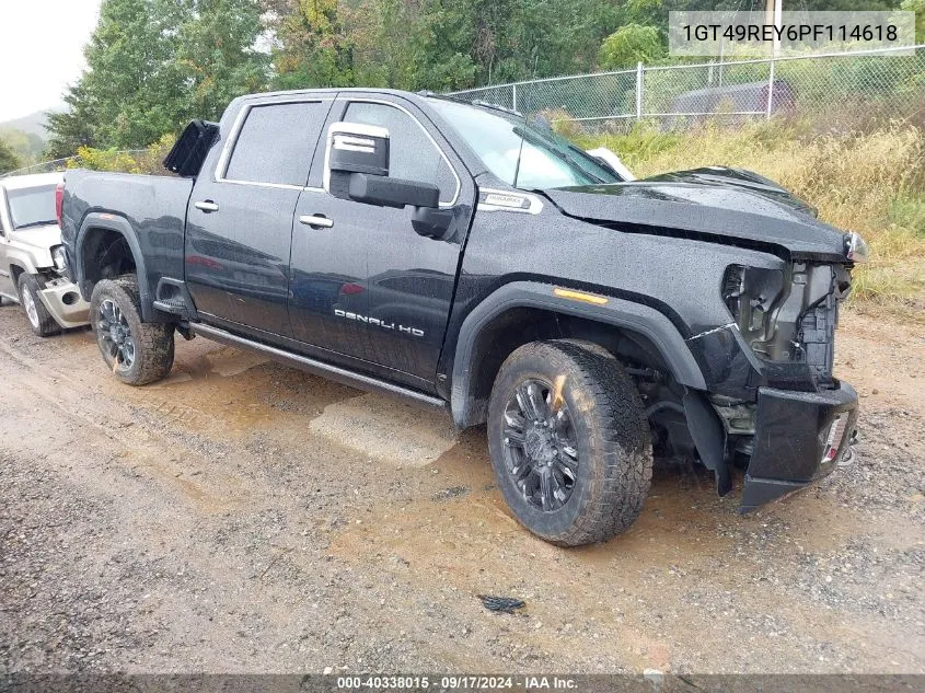 2023 GMC Sierra 2500Hd 4Wd Standard Bed Denali VIN: 1GT49REY6PF114618 Lot: 40338015