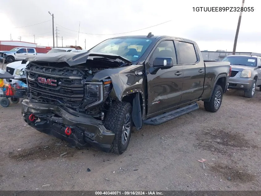 2023 GMC Sierra 1500 4Wd Standard Box At4 VIN: 1GTUUEE89PZ328055 Lot: 40340071