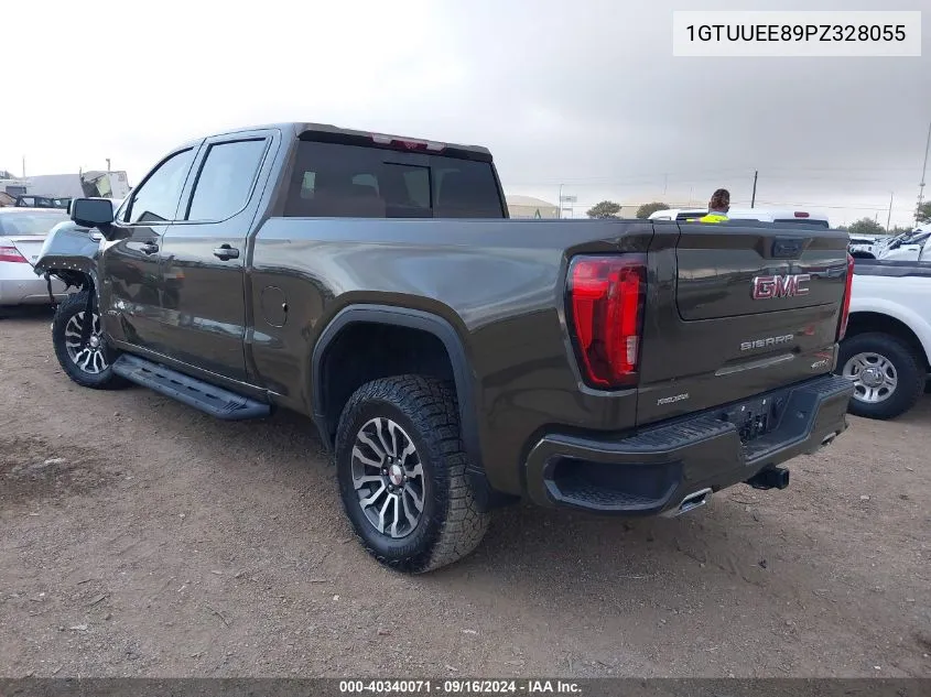 2023 GMC Sierra 1500 4Wd Standard Box At4 VIN: 1GTUUEE89PZ328055 Lot: 40340071