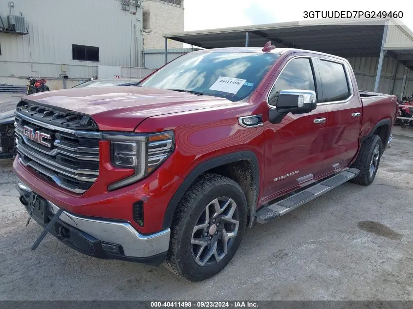 2023 GMC Sierra K1500 Slt VIN: 3GTUUDED7PG249460 Lot: 40411498