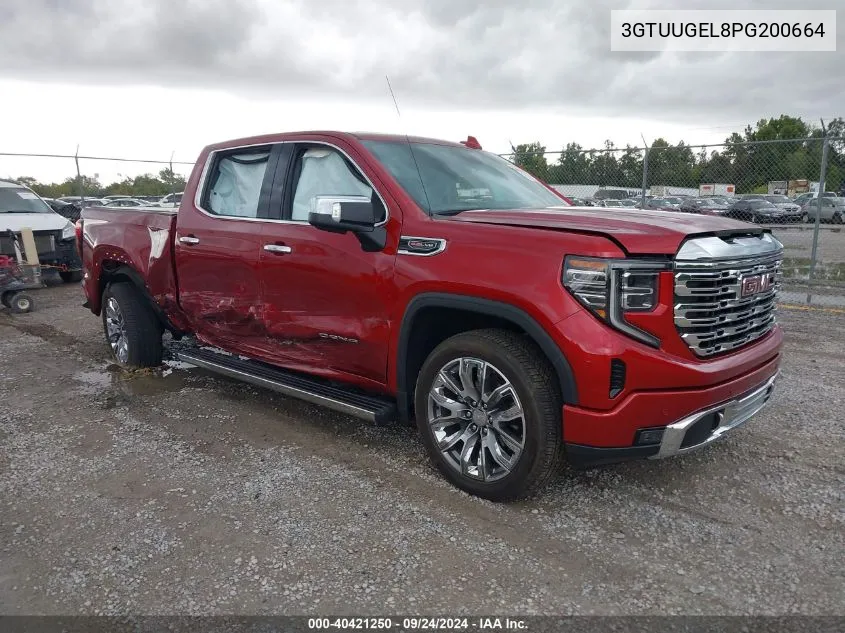 2023 GMC Sierra 1500 4Wd Short Box Denali VIN: 3GTUUGEL8PG200664 Lot: 40421250