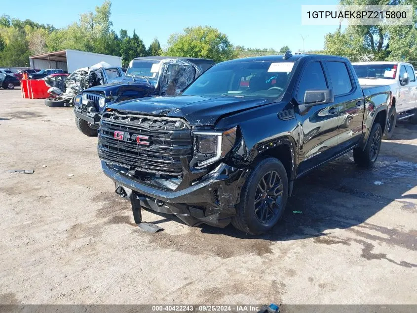 2023 GMC Sierra 1500 4Wd Short Box Pro VIN: 1GTPUAEK8PZ215800 Lot: 40422243