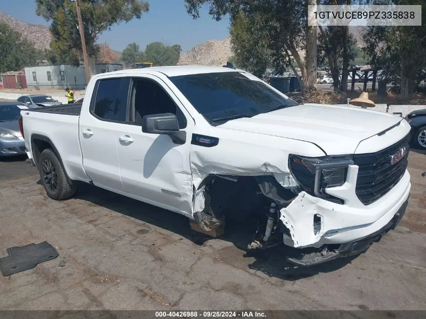 2023 GMC Sierra 1500 4Wd Double Cab Standard Box Elevation With 3Sb VIN: 1GTVUCE89PZ335838 Lot: 40426988