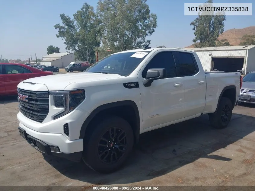 2023 GMC Sierra 1500 4Wd Double Cab Standard Box Elevation With 3Sb VIN: 1GTVUCE89PZ335838 Lot: 40426988