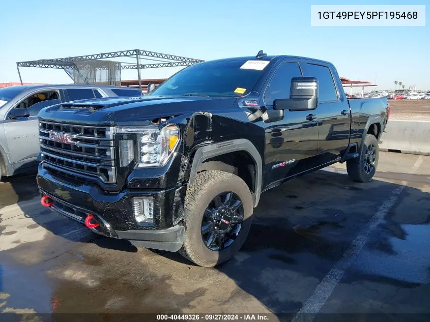 2023 GMC Sierra 2500Hd 4Wd Standard Bed At4 VIN: 1GT49PEY5PF195468 Lot: 40449326