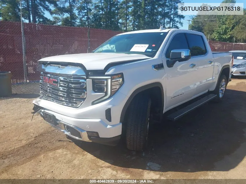 2023 GMC Sierra K1500 Denali VIN: 3GTUUGELXPG176318 Lot: 40462839