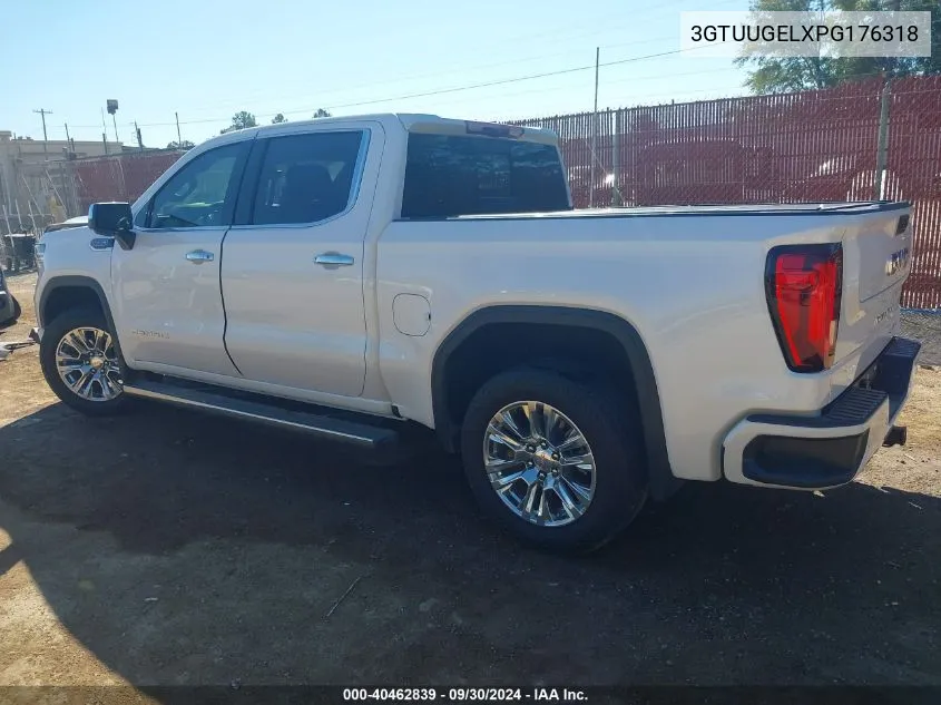 2023 GMC Sierra K1500 Denali VIN: 3GTUUGELXPG176318 Lot: 40462839