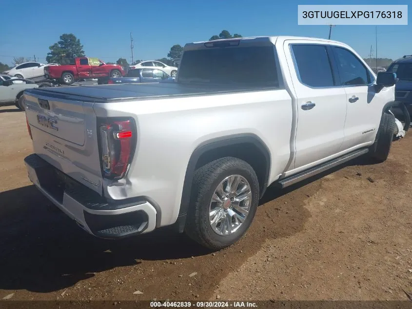 2023 GMC Sierra K1500 Denali VIN: 3GTUUGELXPG176318 Lot: 40462839