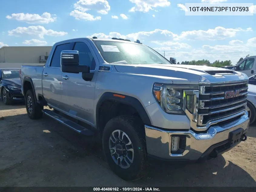 2023 GMC Sierra 2500Hd 4Wd Standard Bed Slt VIN: 1GT49NE73PF107593 Lot: 40486162