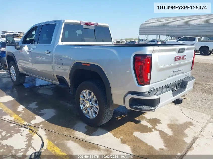 2023 GMC Sierra 2500Hd 4Wd Standard Bed Denali VIN: 1GT49REY8PF125474 Lot: 40489175