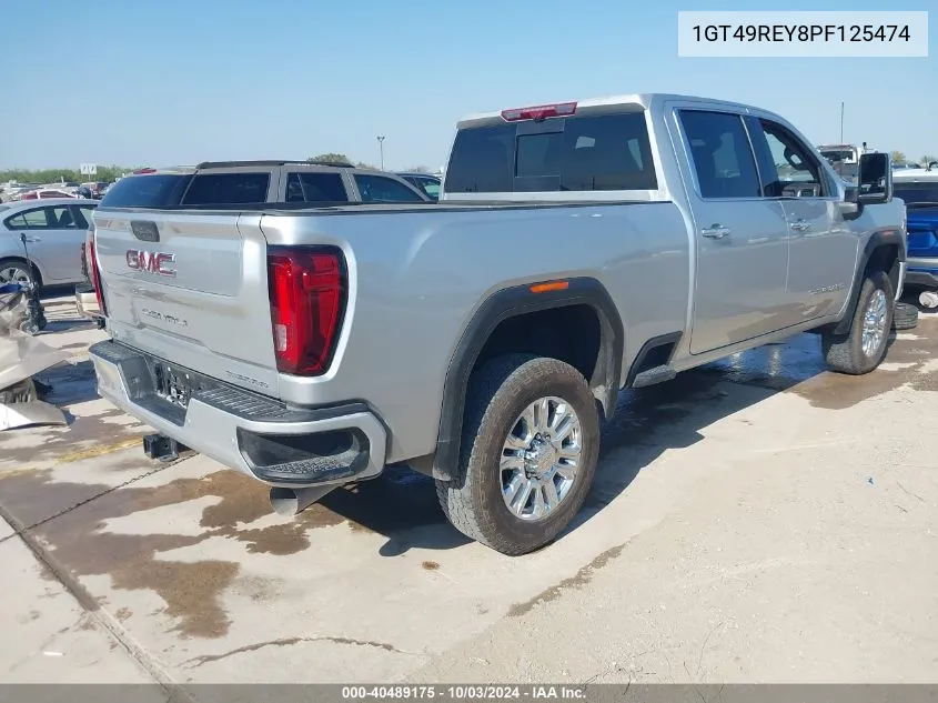 2023 GMC Sierra 2500Hd 4Wd Standard Bed Denali VIN: 1GT49REY8PF125474 Lot: 40489175