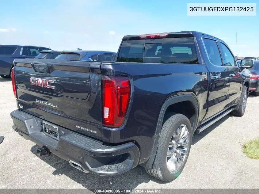 2023 GMC Sierra 1500 4Wd Short Box Denali VIN: 3GTUUGEDXPG132425 Lot: 40490085