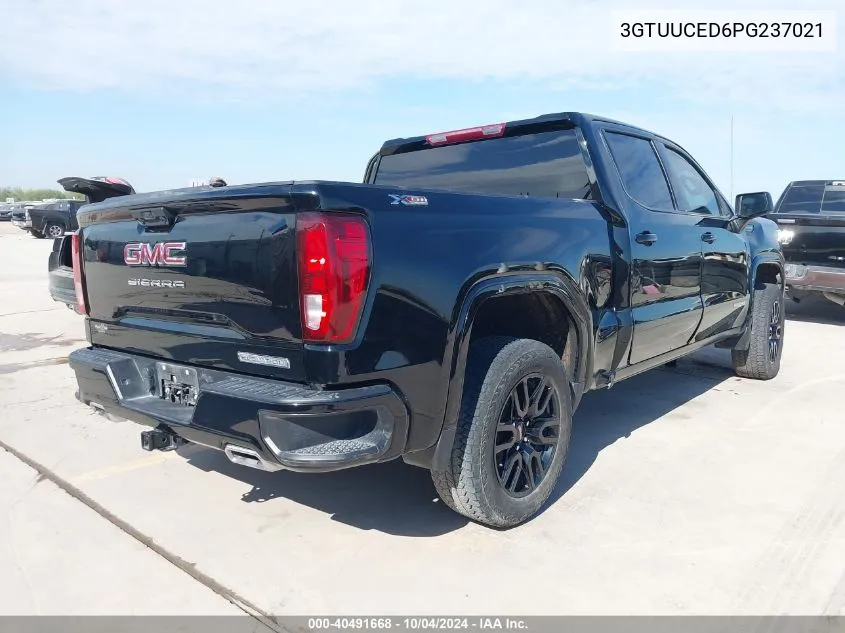 2023 GMC Sierra 1500 4Wd Short Box Elevation With 3Sb VIN: 3GTUUCED6PG237021 Lot: 40491668