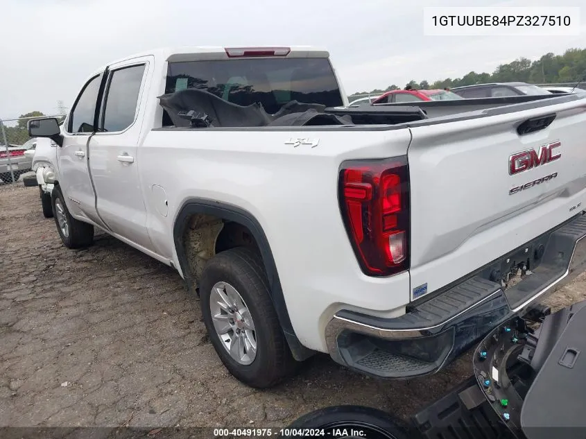 2023 GMC Sierra 1500 4Wd Short Box Sle VIN: 1GTUUBE84PZ327510 Lot: 40491975