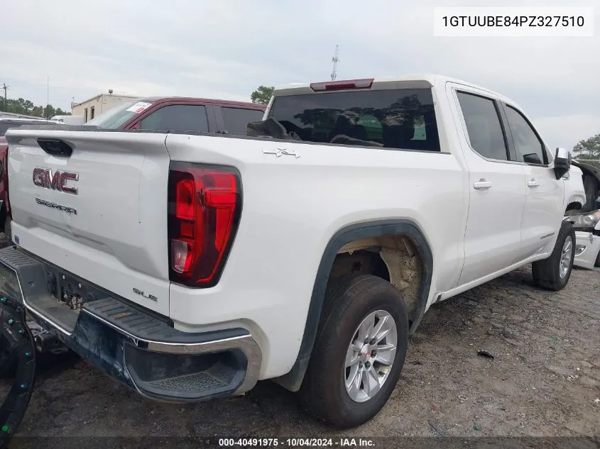 2023 GMC Sierra 1500 4Wd Short Box Sle VIN: 1GTUUBE84PZ327510 Lot: 40491975