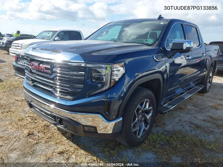 2023 GMC Sierra 1500 4Wd Short Box Slt VIN: 3GTUUDE87PG133856 Lot: 40492765